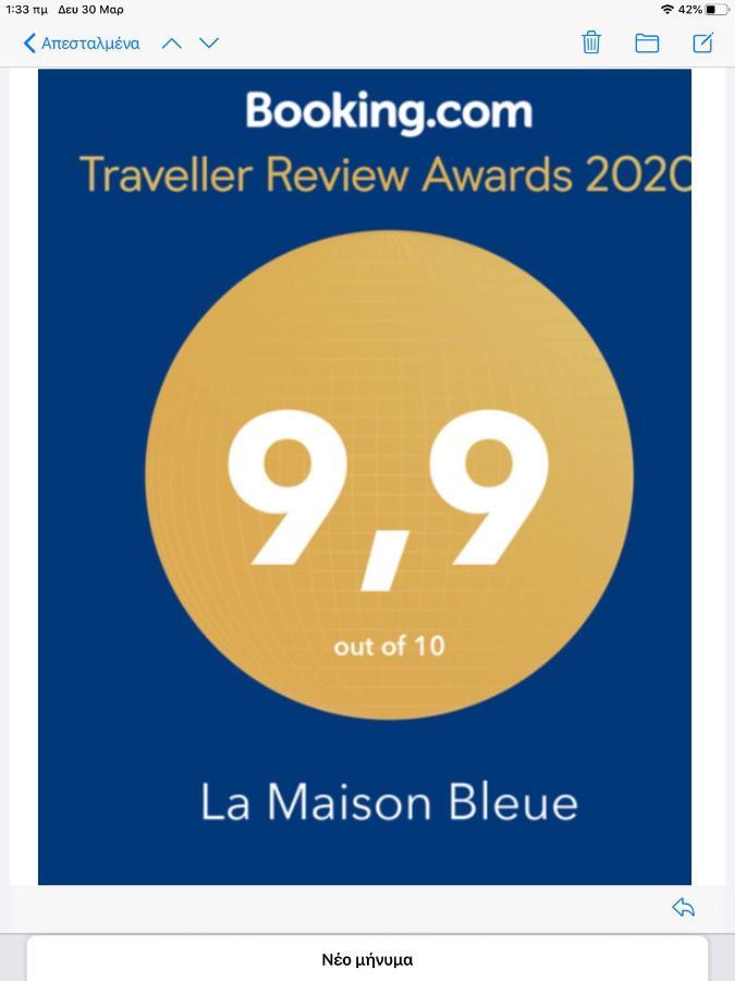 La Maison Bleue Lägenhet Lixouri Exteriör bild